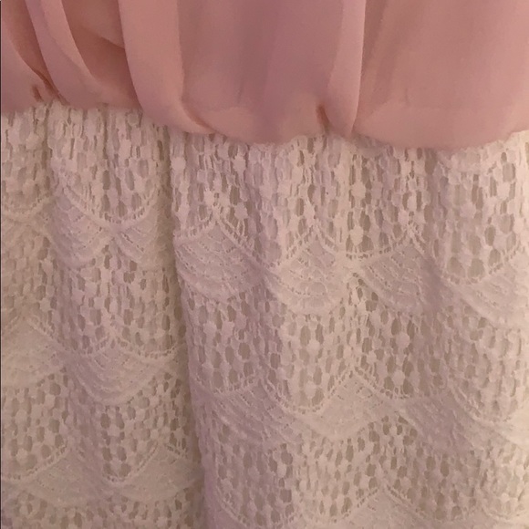 Pink and white lace Crystal Doll dress from Macy’s - Picture 3 of 4